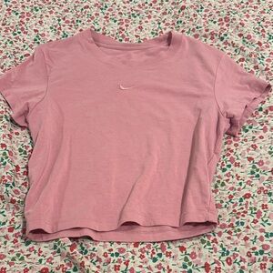 Nike Women's Blush Pink Crop Top
